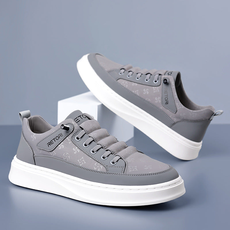 Men's Summer Ice Silk Cloth Board Breathable Sneakers