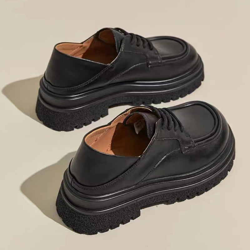 Retro British Style College Versatile Single-layer Casual Shoes