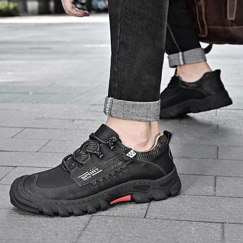 Men's Autumn Plus Size Outdoor Climbing Genuine Casual Shoes