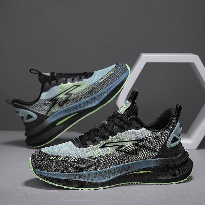 Men's Plate Running Fashion Summer Mesh Breathable Sneakers