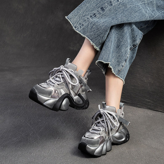 Women's & Men's Retro Distressed Sports Style Polished Dad Men's Shoes
