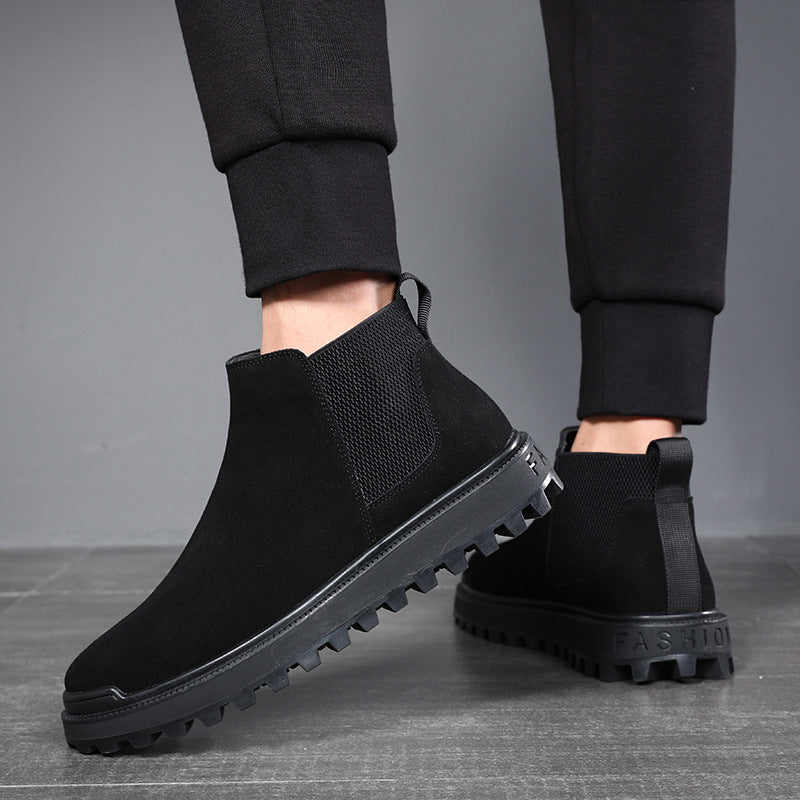 Men's Martin Board Black Warrior With Veet Boots
