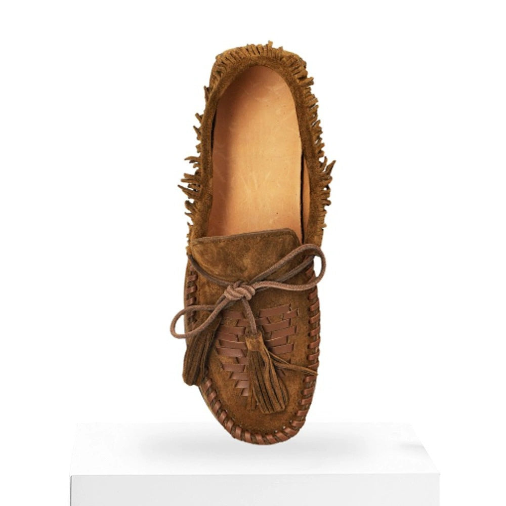 Women's Boat Flat Su Sui Tassel Knot Loafers