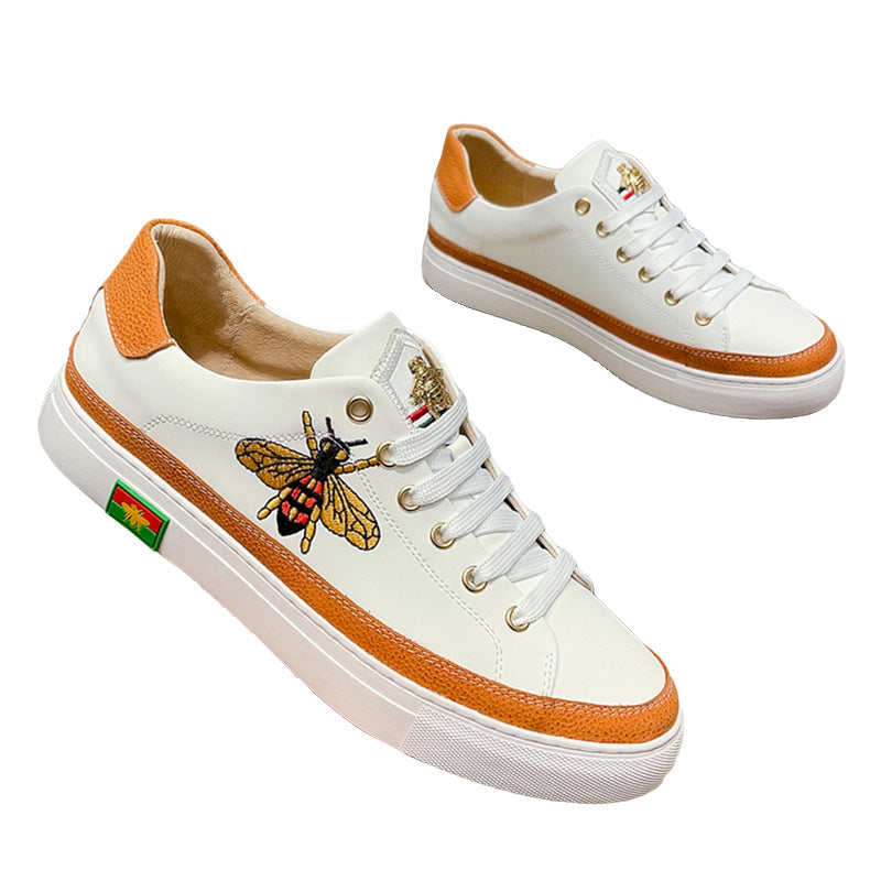 Women's & Men's High Version Embroidery Quality Board Little Sneakers