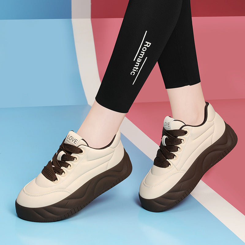 Women's Thick-soled Bread Pumps Soft Bottom Veet Women's Shoes