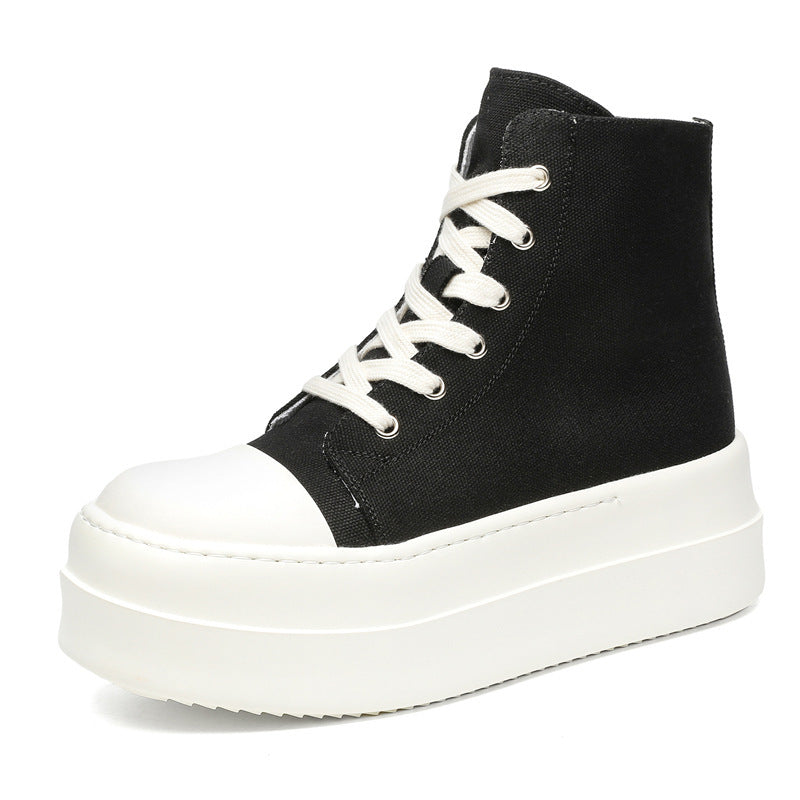Thick-soled Trendy Height Increasing Couple Style Men's Board Shoes