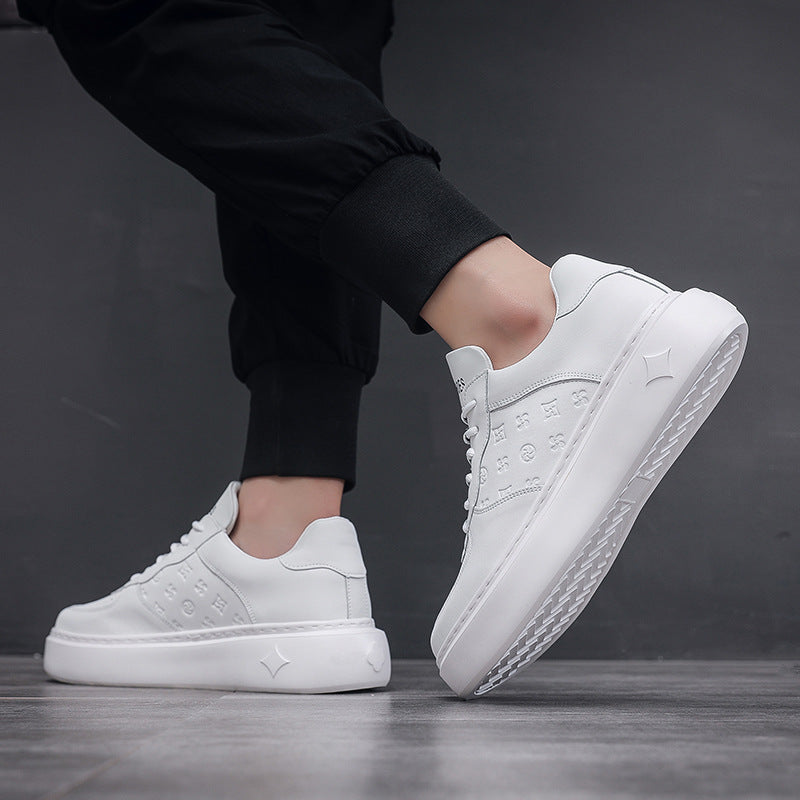 Men's Autumn Niche Hight Increasing Genuine Fashion Sneakers