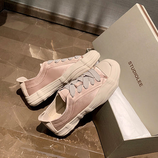 Women's Summer Round Toe Dissoed Half Sports Canvas Shoes