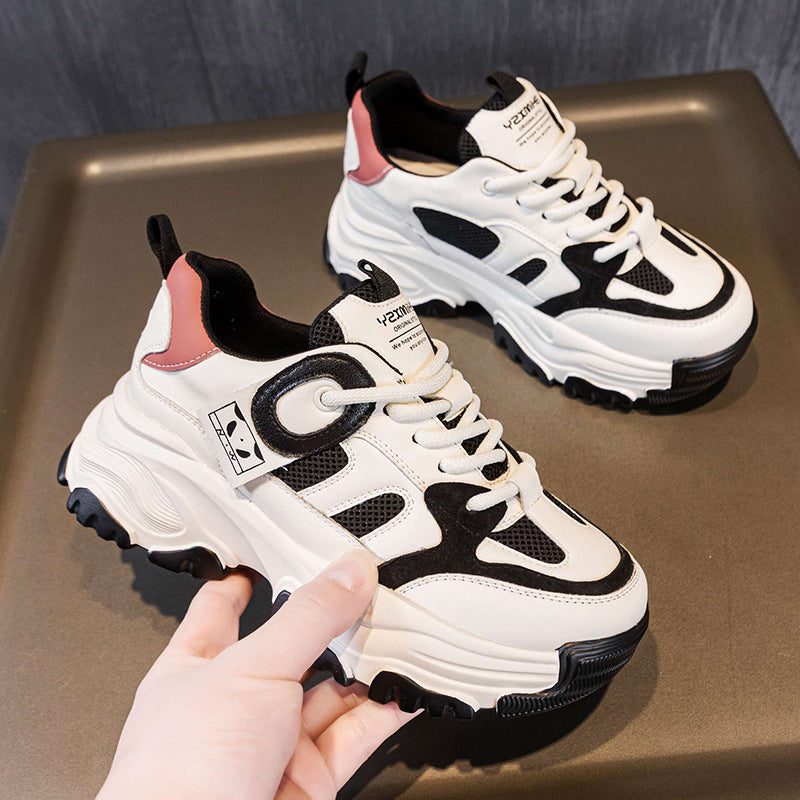 Women's Vibration Multifunctional Massage Walking Spring Genuine Women's Shoes