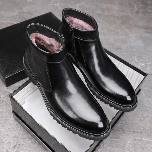 Men's Integrated Winter Warm With Veet Wool Boots