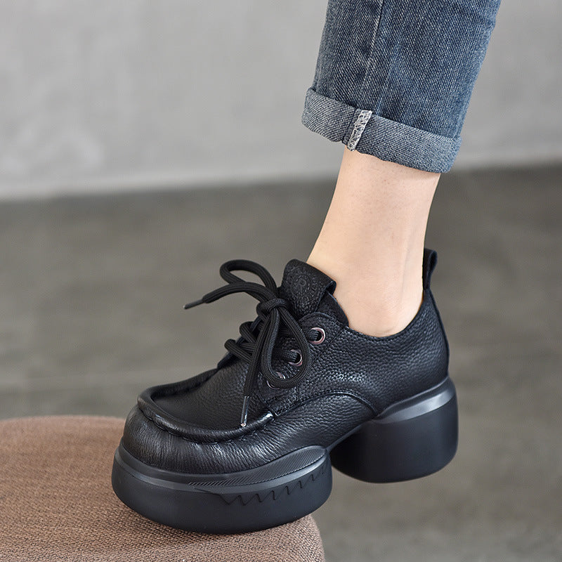 Women's Activity Price Platform Small Genuine Retro Casual Shoes