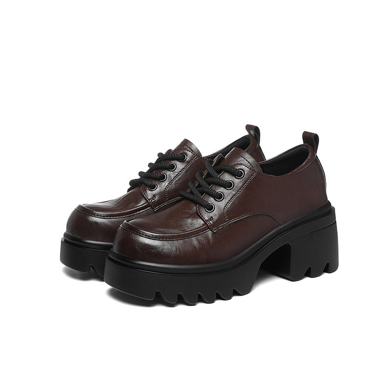 Women's Style Platform Spring Soft Round Toe Loafers
