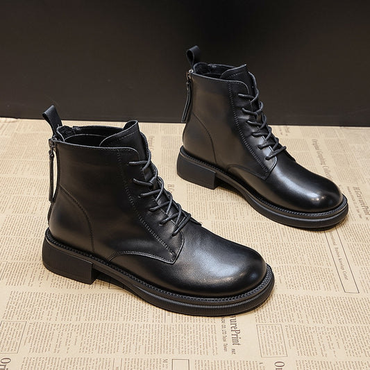 Women's Martin Autumn Back Zip Short Plus Boots