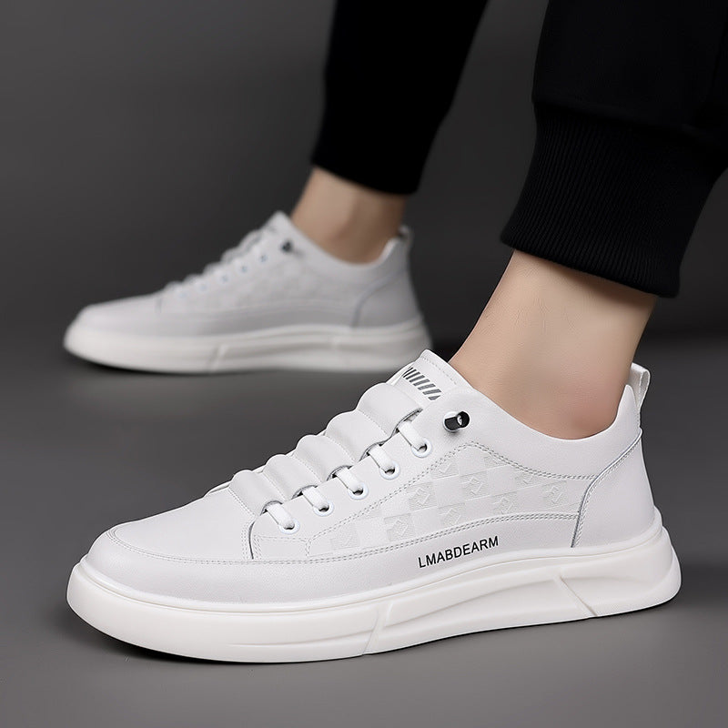 Men's Summer White Breathable Sports Versatile Fashionable Sneakers