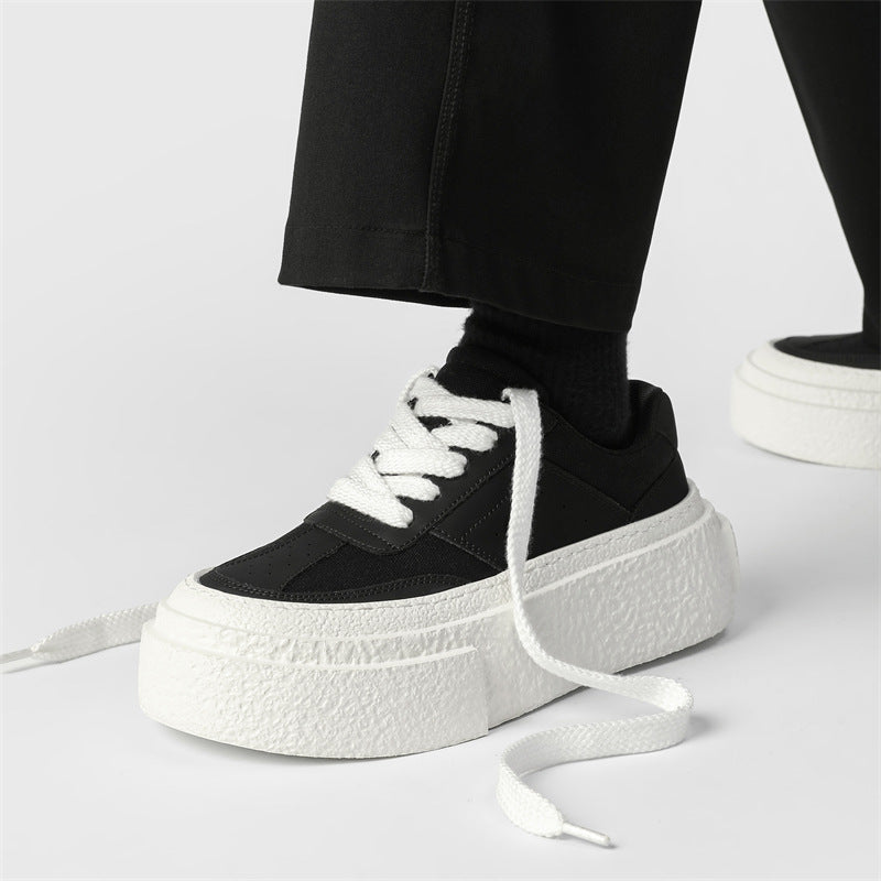 Men's Summer Breathable Thin Mesh Board Thick Sneakers