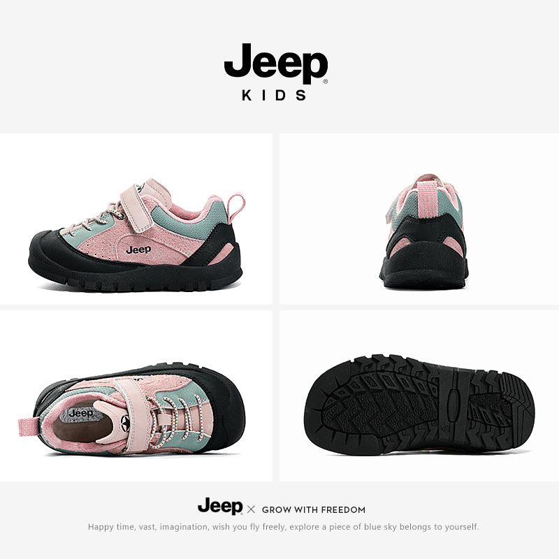 Children's Boy Winter Fleece-lined Two Cotton Soft Kid's Sneakers