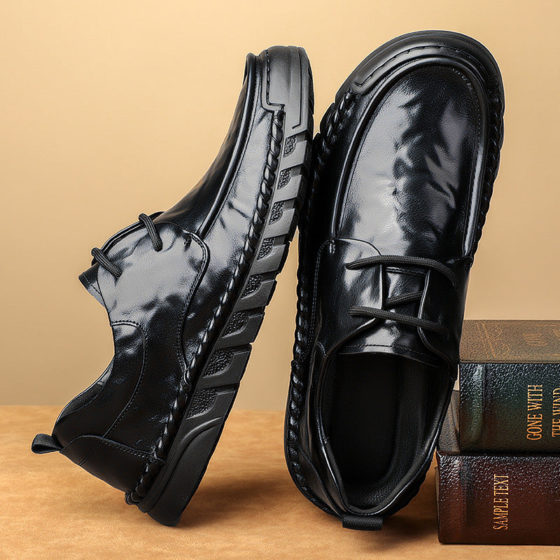 Men's Breathable Soft Bottom Perforated Hollow Loafers