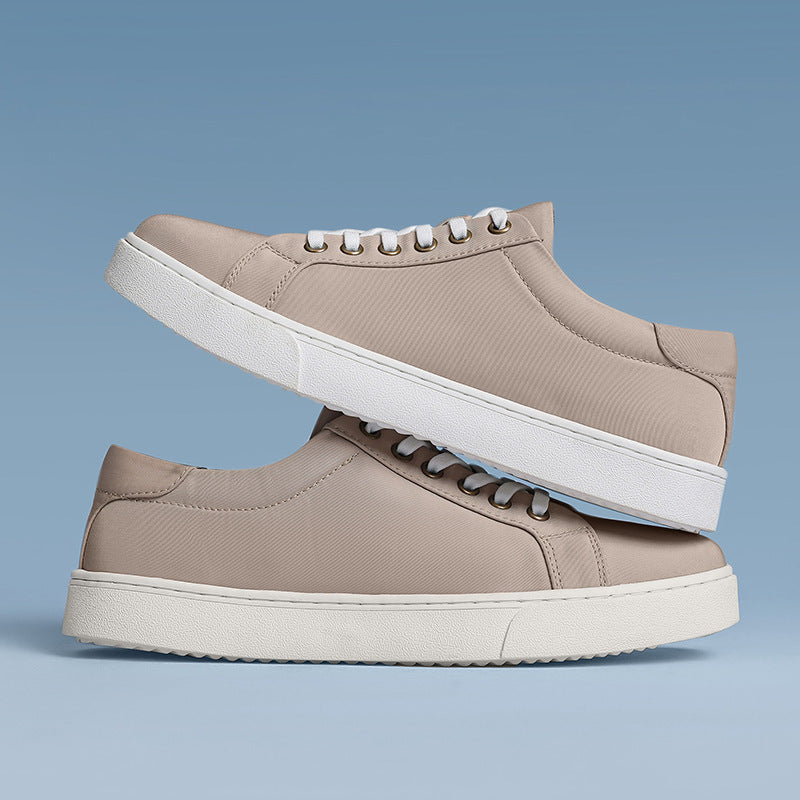 Men's Bottom White Genuine Plus Size Widened Men's Shoes
