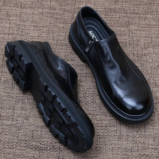 Men's Autumn British Tide Business Winter Veet Leather Shoes