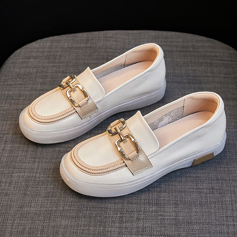 Women's Soft Bottom Retro French Style Mary Casual Shoes