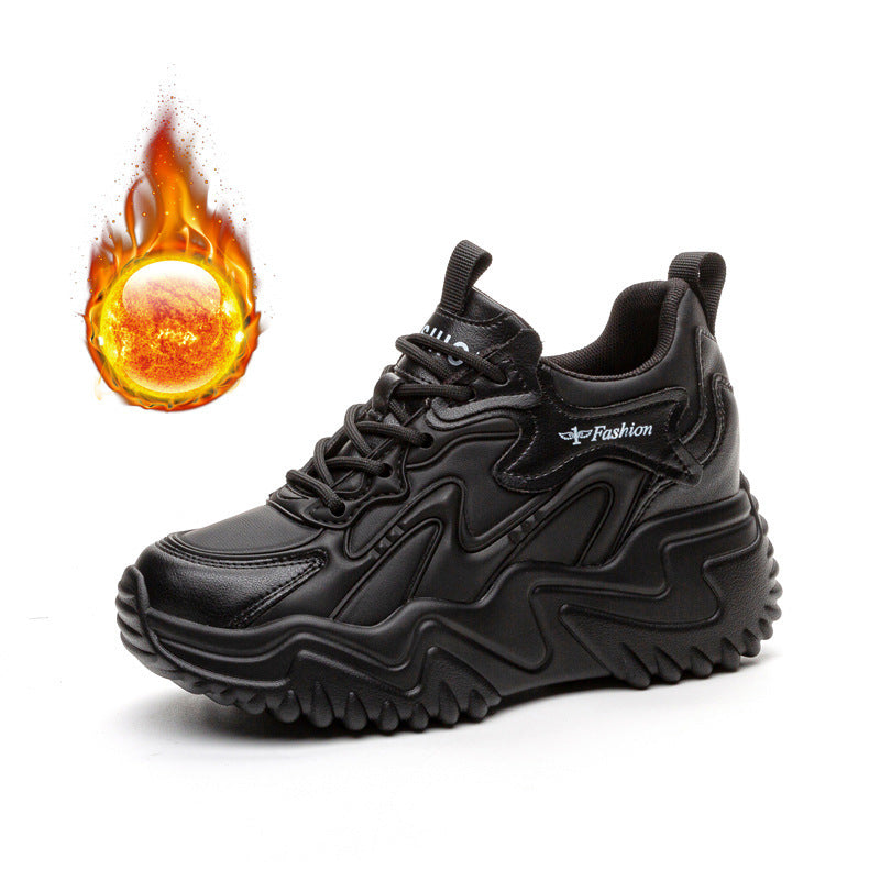 Women's Height Increasing Insole Dad Feet Small Platform Thin Women's Casual Shoes