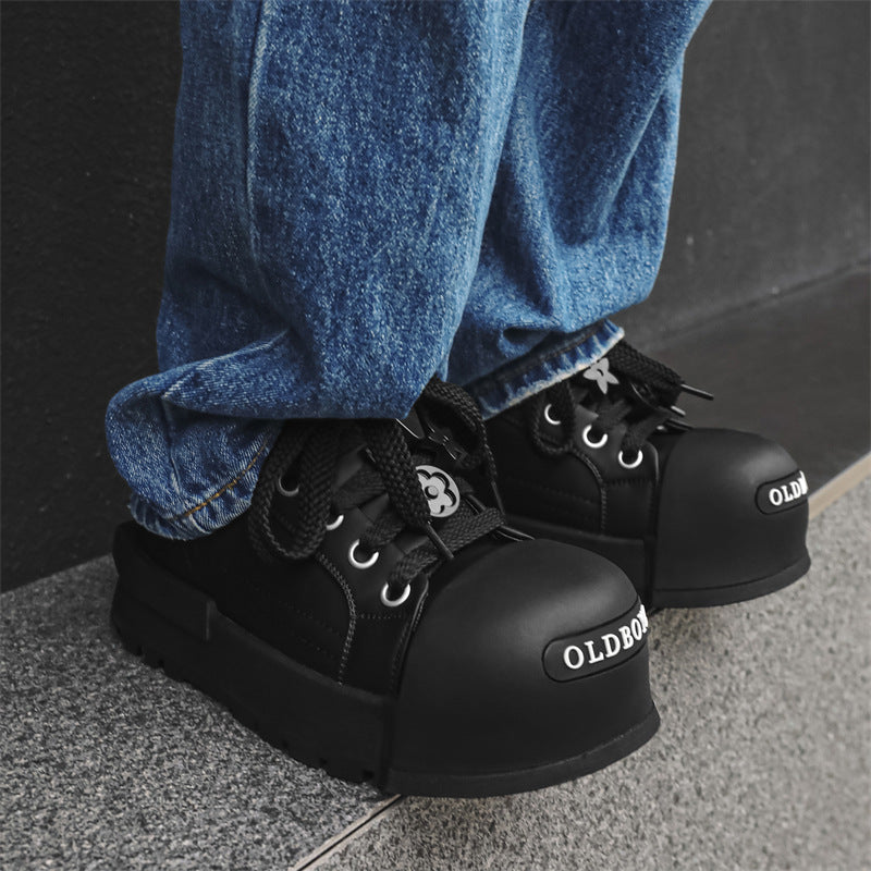 Men's Trendy Niche Thick-soled High Street Fashion Genuine Sneakers