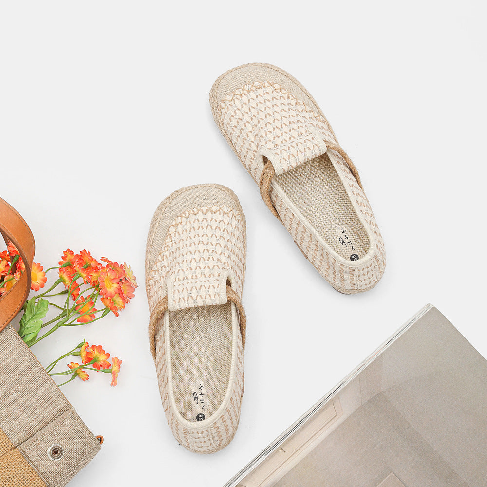 Women's Mesh Weaving Comfortable Craft Pumps Spring Casual Shoes