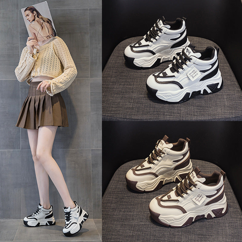Women's Insole Dad Fashion Platform White Wedge Women's Shoes