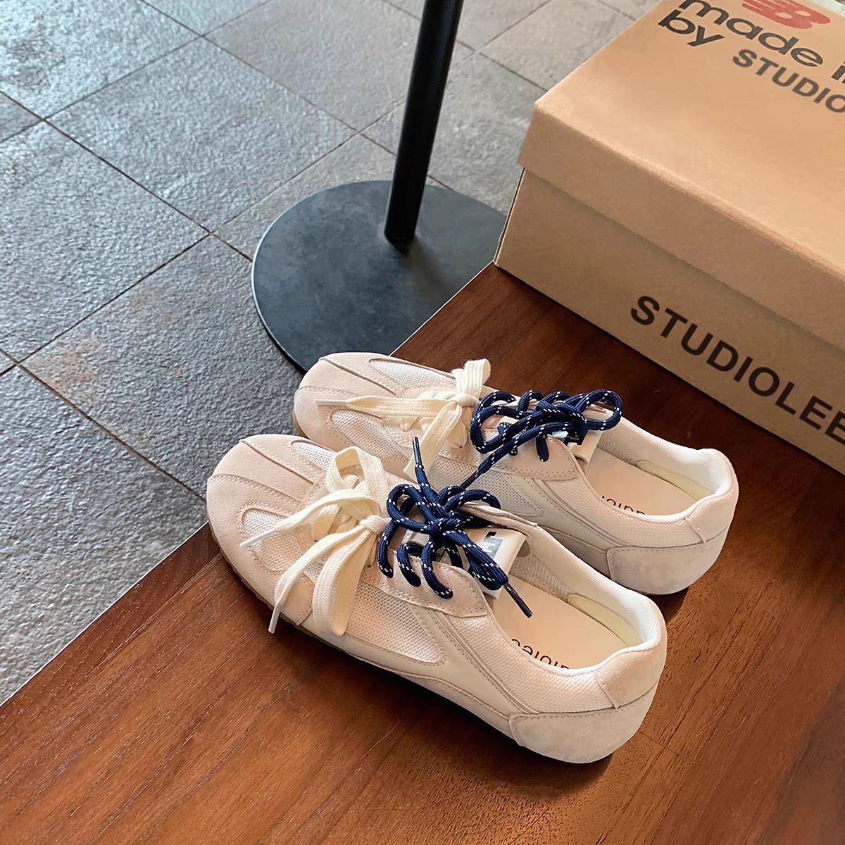 Women's Mom Height Increasing Insole Vintage Mandarin Casual Shoes