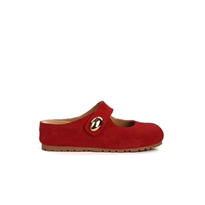 Women's & Men's The Bottom Golden Bean Closed Toe Half Outer Men's Shoes