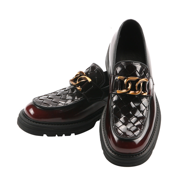 Men's Business Formal Handmade Vamp Breathable Casual Shoes