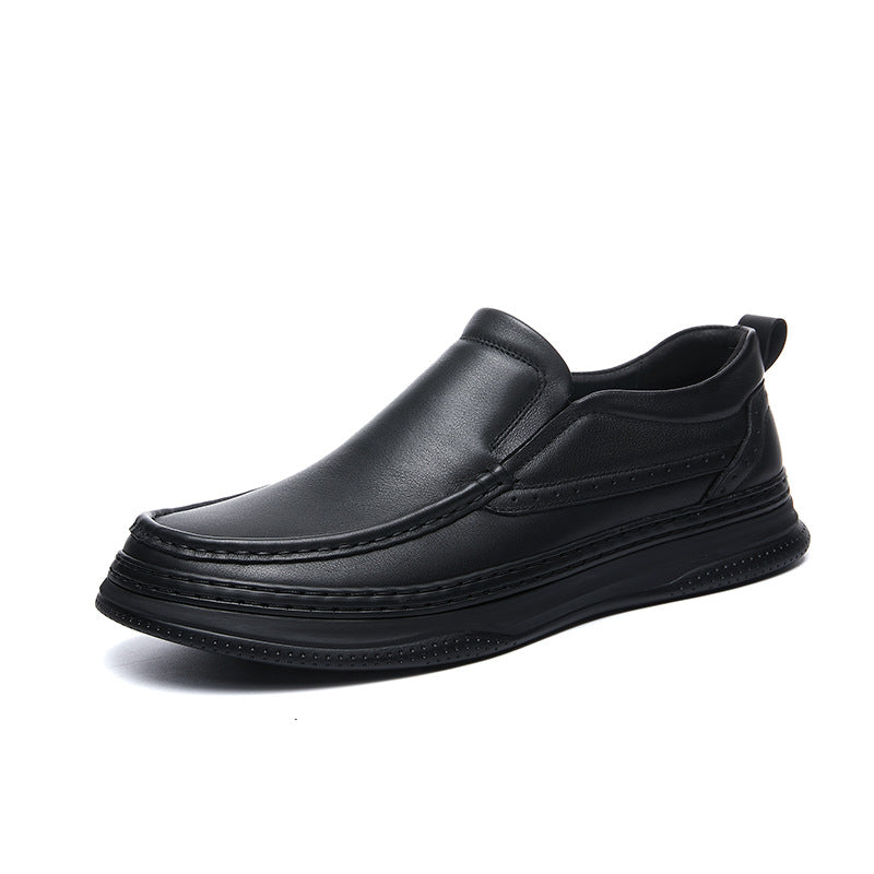 Men's Spring Genuine Thick Bottom Online Comfortable Slip-on Casual Shoes