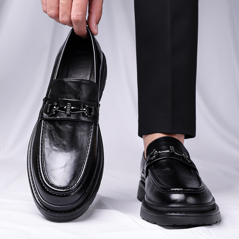 Men's Autumn Business Soft Bottom Fashionable Fashion Leather Shoes
