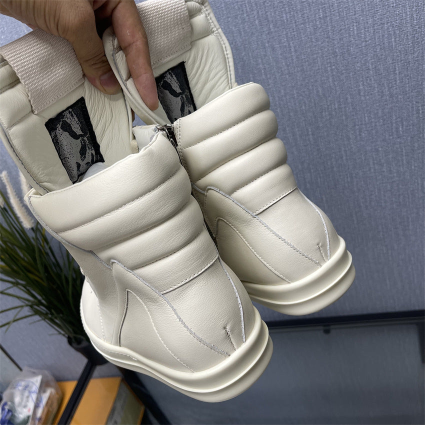 Inverted Triangle Top Layer Cowhide Increased Milk Boots