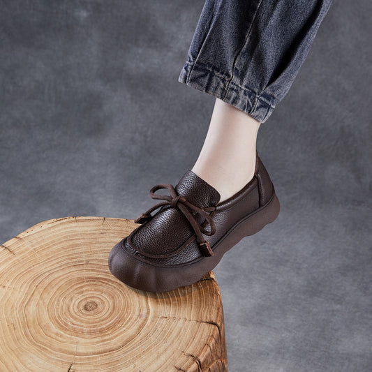Women's Retro Handmade Genuine Soft Bottom Surface Casual Shoes