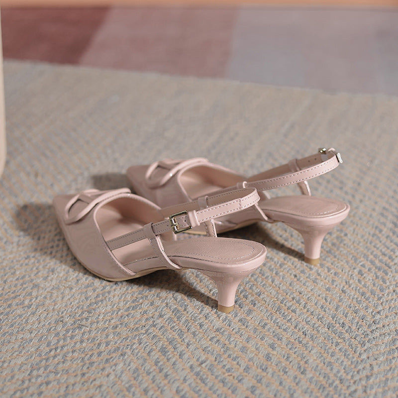Women's & Men's Grape Mom French Style Summer Pointed Toe Pumps Men's Shoes