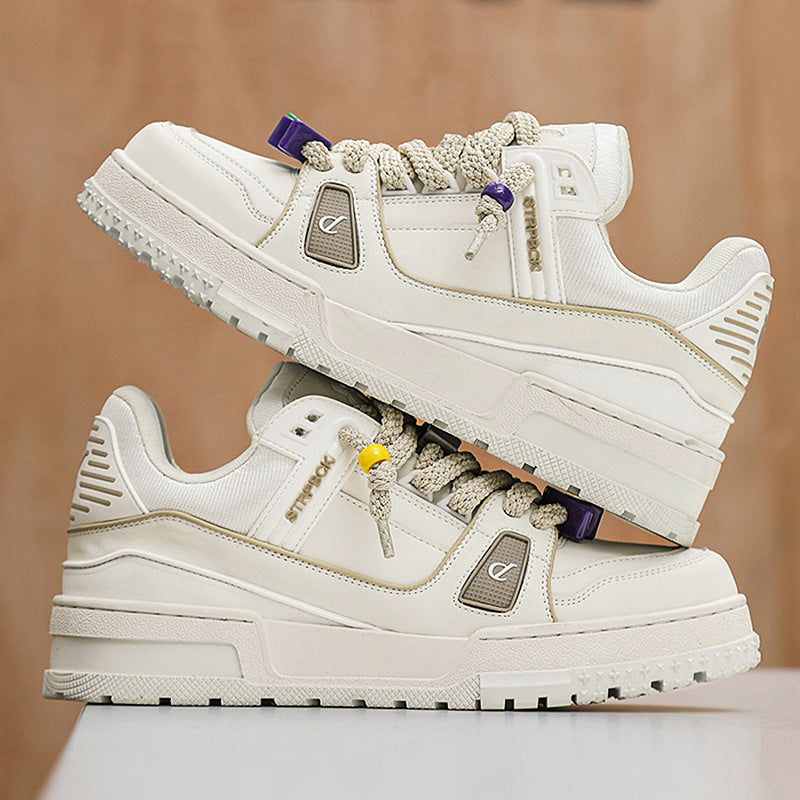 Men's Oversized Autumn Sports White Feet Fat Sneakers