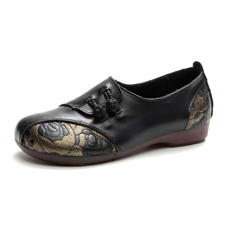 Women's Pumps Autumn Flat Soft Bottom First Casual Shoes