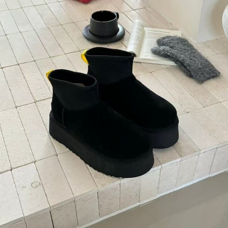 Women's Winter Socks Thick-soled Pencil Stretch Snow Boots