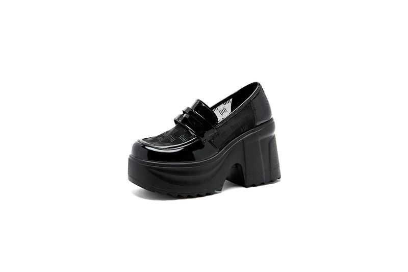 Women's Height Increasing Muffin Chunky Platform Cool Heels