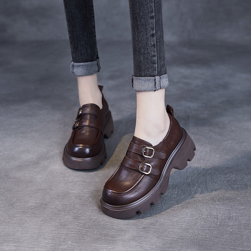 Women's Original Color Spring Thick Bottom Light Loafers