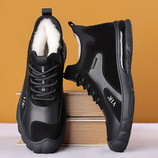 Men's Wool Genuine Cotton North Fleece-lined Warm Men's Shoes