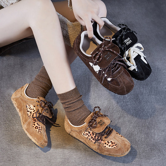 Women's Autumn Korean Style Flat Inner Height Sneakers