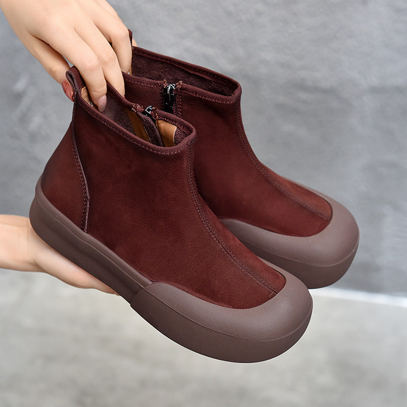 Women's Booties Soft High Quality Vintage Chelsea Boots