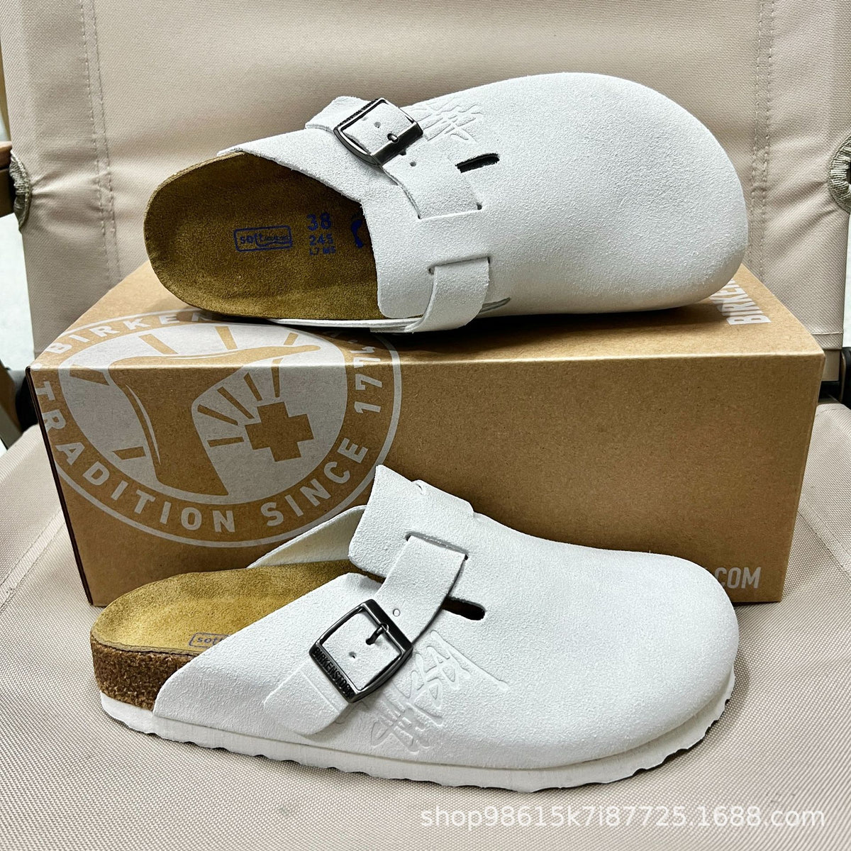 Genuine Cork Platform Comfortable Walking Outdoor Men's Casual Shoes