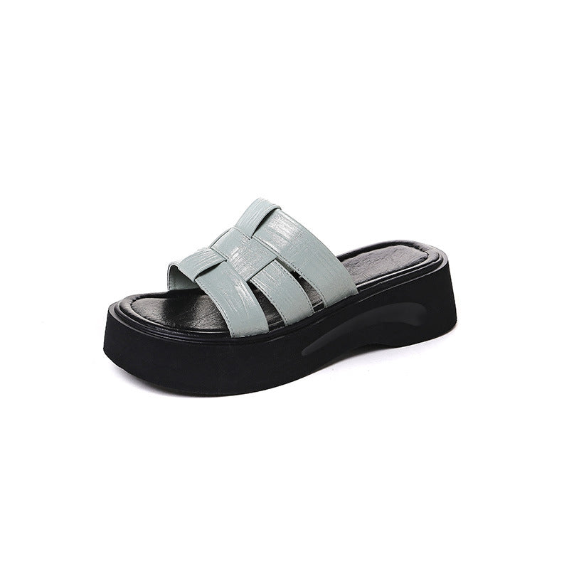 Women's Summer Wear Vacation Style With Skirt Slippers