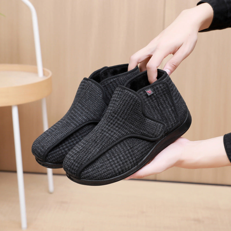 Fine Gifts Fat Wide Puffiness Deformation Men's Shoes