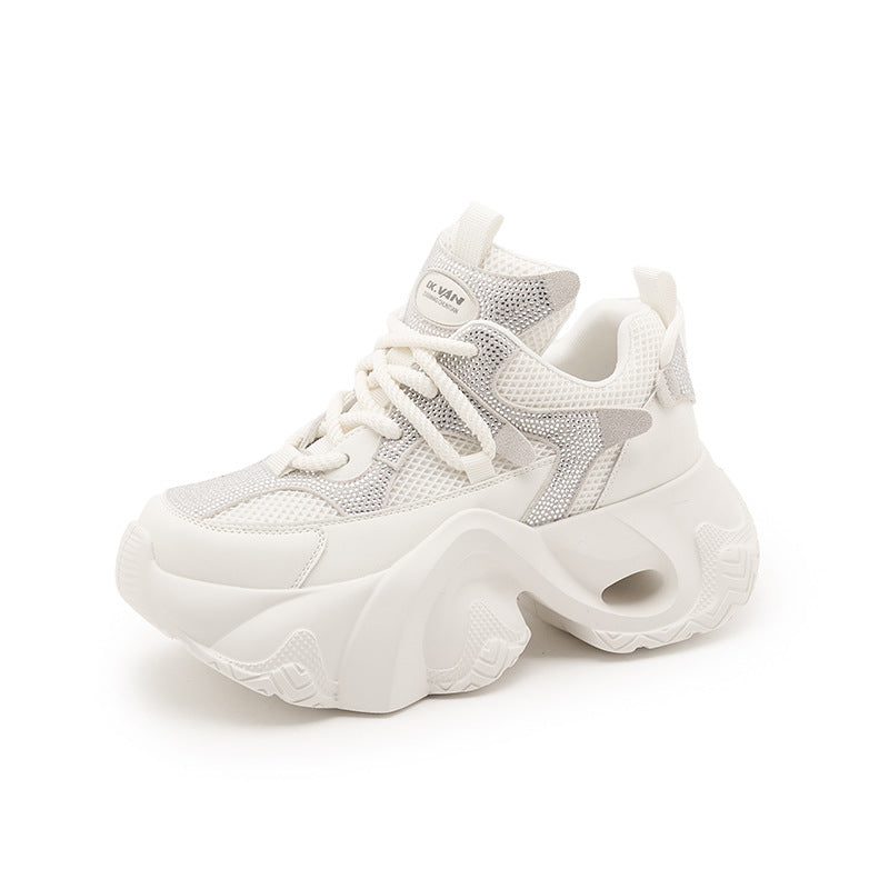 Women's European Goods Mesh Breathable Clunky Fashion Summer Sneakers
