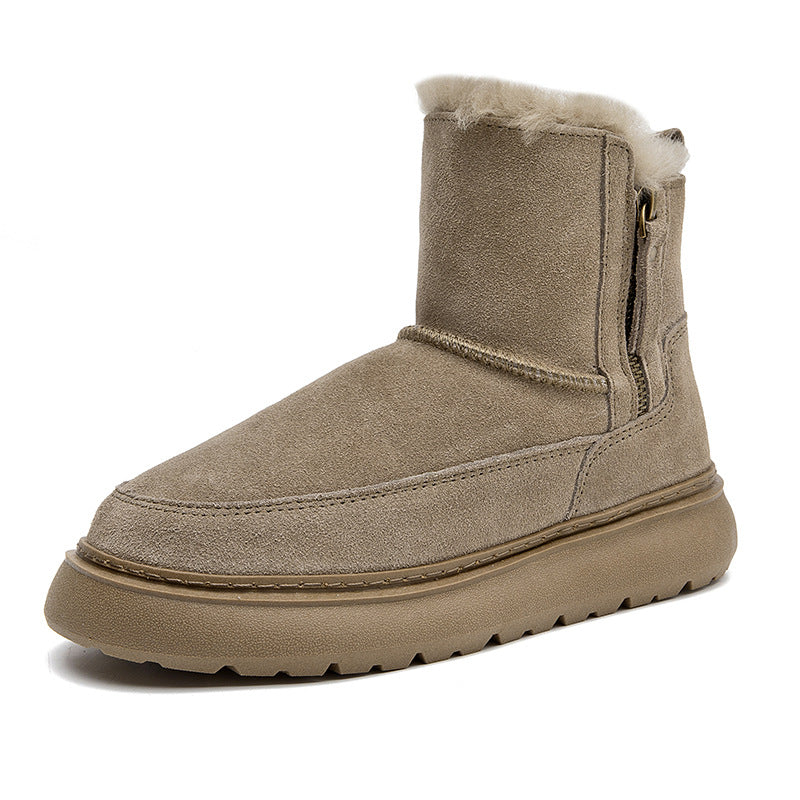 Women's For Winter Fleece-lined Thickened Northeast Warm Snow Boots