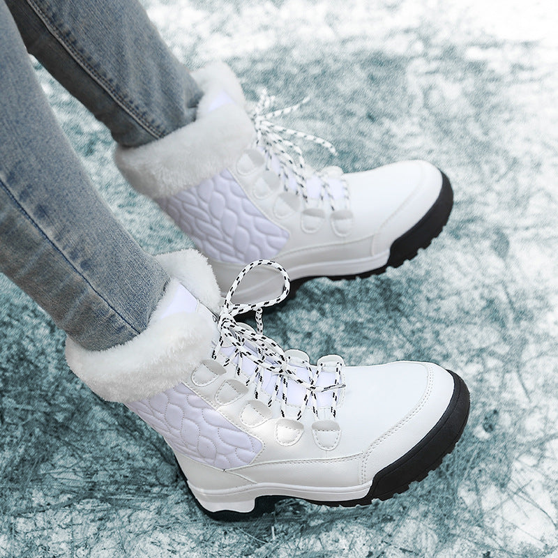 Women's Winter Plush Insulated Comfortable Windproof Sports Snow Boots